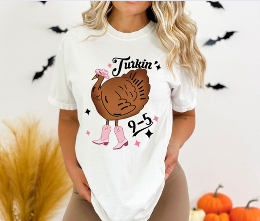 Turkin' 9-5 DTF Transfer 05653