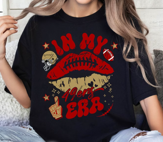 In My 49ers Era Lips DTF Transfer 05467