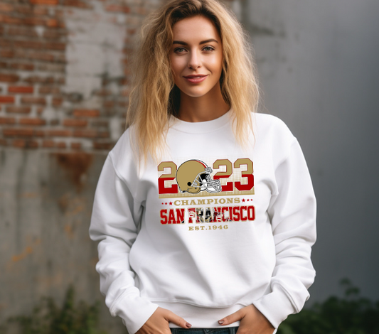 2023-2024 San Francisco NFC Champs DTF Transfer 05464
