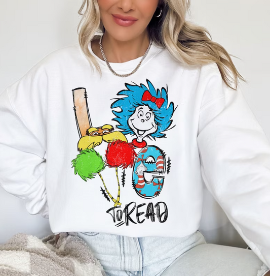 Love to Read DTF Transfer 05388