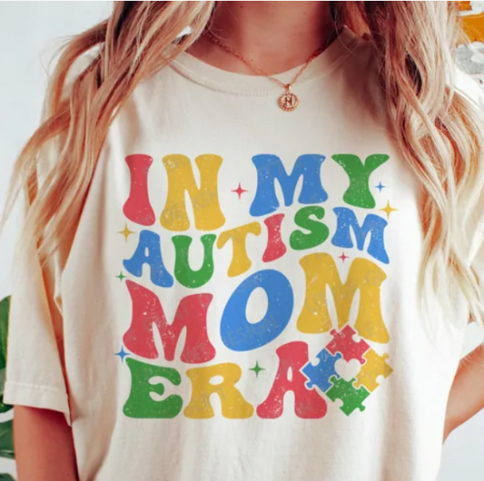 In My Autism Mom Era DTF Transfer 05277