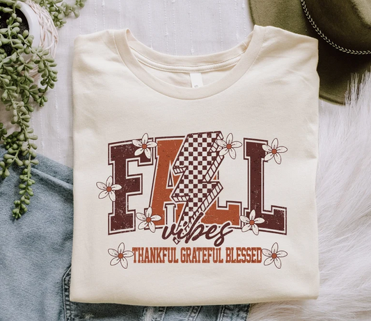 Checkered Bolt Fall Vibes 04785