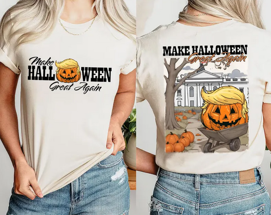 Make Halloween Great Again (FRONT AND BACK) 04626