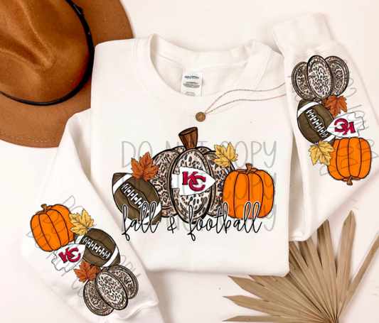 Fall and Chiefs Football (Sleeves Separate) 04566