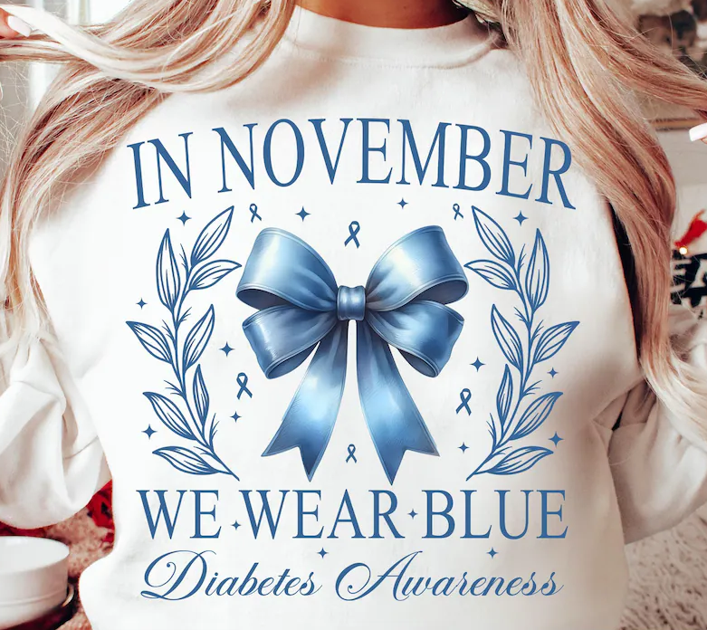 In November We Wear Blue Coquette 04570