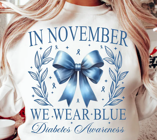 In November We Wear Blue Coquette 04570