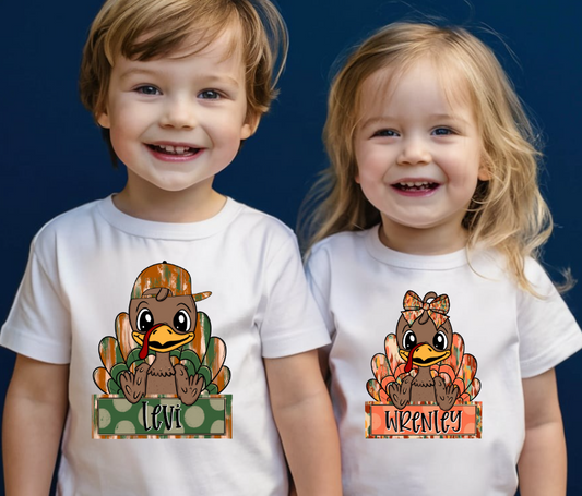 Custom Turkey Nameplate 04515