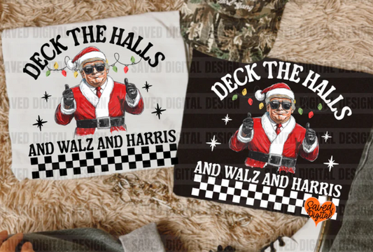 Deck the Halls and Walz and Harris Black 04428