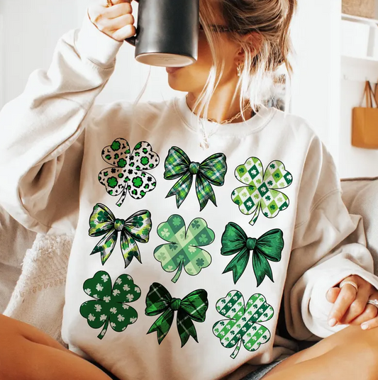 Shamrock Coquette Bow Collage 04000