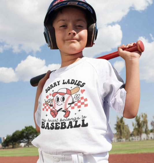 Sorry Ladies My Heart Belongs to Baseball 03519