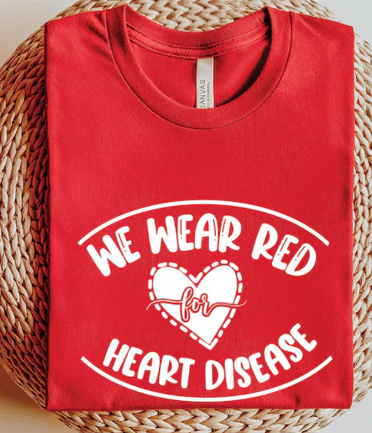 We Wear Red for Heart Disease 03576