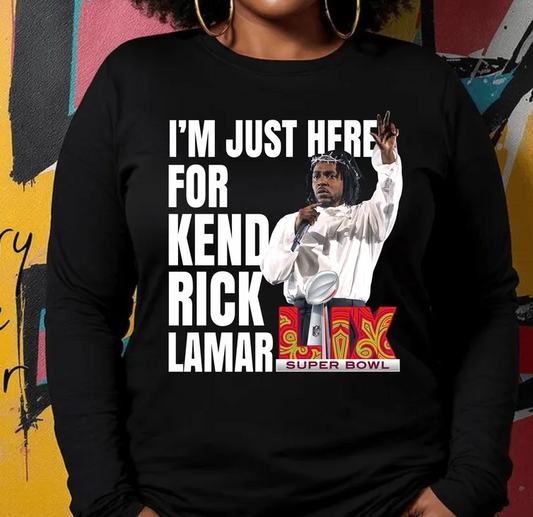 I'm Just Here for Kendrick Lamar Halftime Show Super Bowl LIX 03458