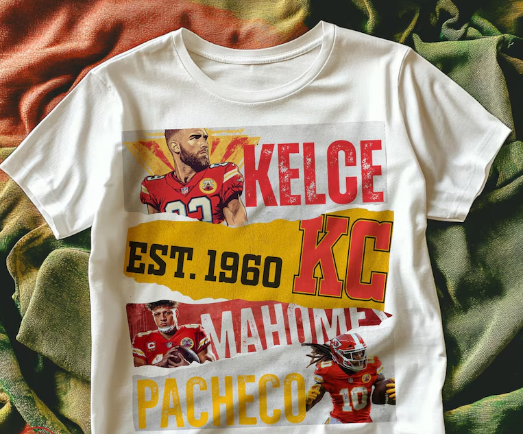 Kansas City Chiefs Tear Collage Players 03422