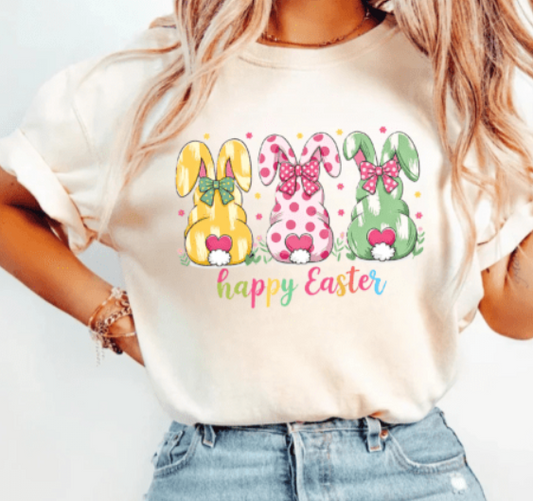 Happy Easter Bunny Trio 02864