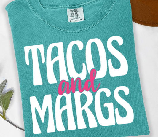 Tacos and Margs White 02127