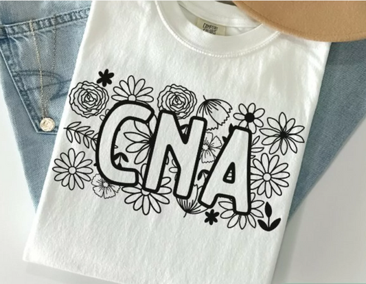 Floral CNA Black 02108