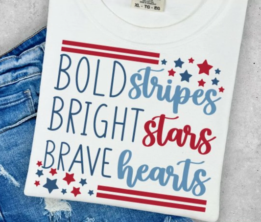 Bold Stripes Bright Stars Brave Hearts 02099