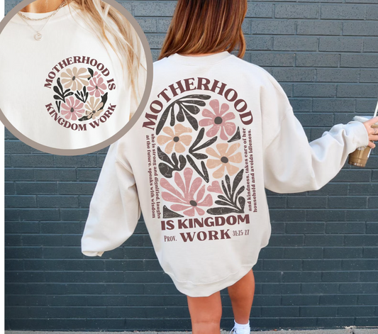Motherhood Is Kingdom Work (BACK ONLY) 01573