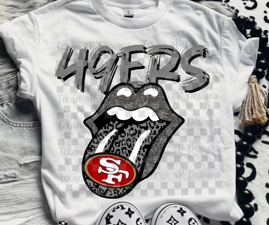 Pro Football Team Leopard Tongue (Choose Yours) 01336
