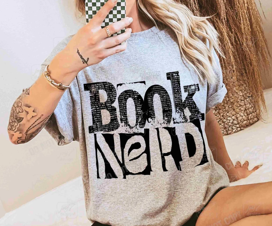 Book Nerd Black 01266