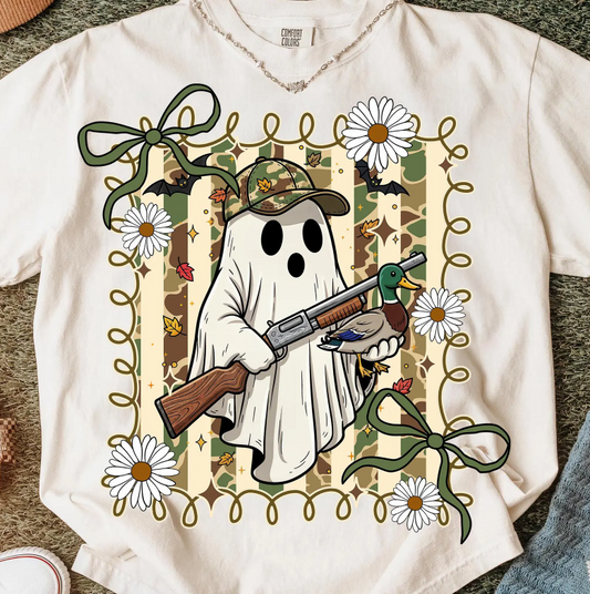 Preppy Hunting Ghost Doodle Frame 00953