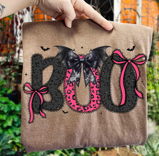 Pink Black Lace Boo 00946