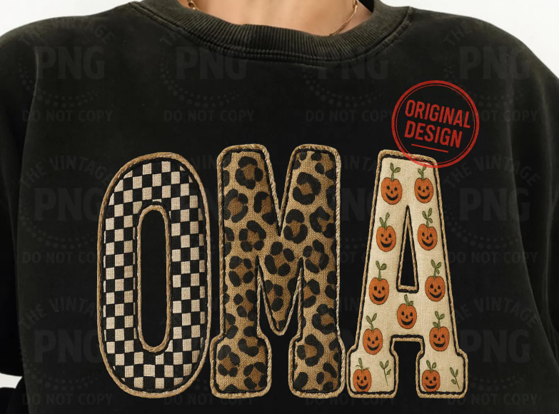 Halloween Leopard Oma 00930