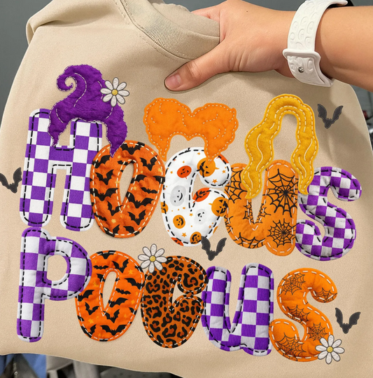 Faux Embroidery Hocus Pocus 00850