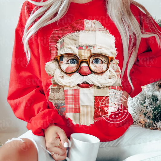 Patchwork Santa 00548
