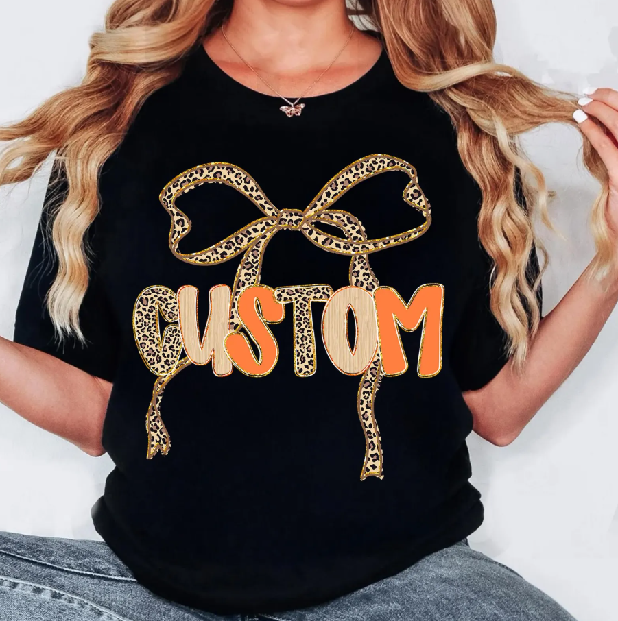 Preppy Leopard Coquette CUSTOM 00260