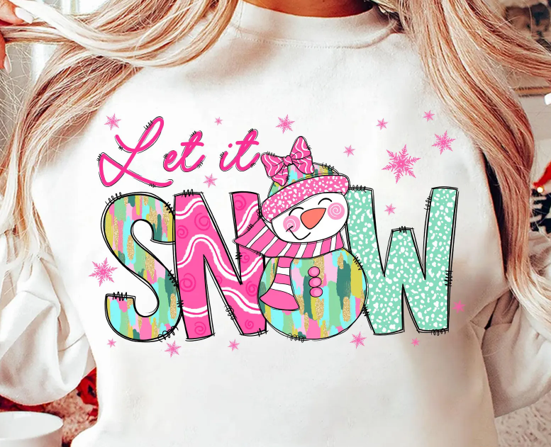 Let It Snow Snowman 00213