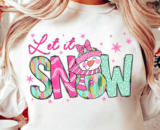 Let It Snow Snowman 00213