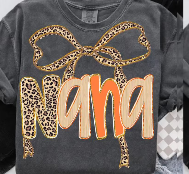 Preppy Leopard Coquette Fall Nana 00279