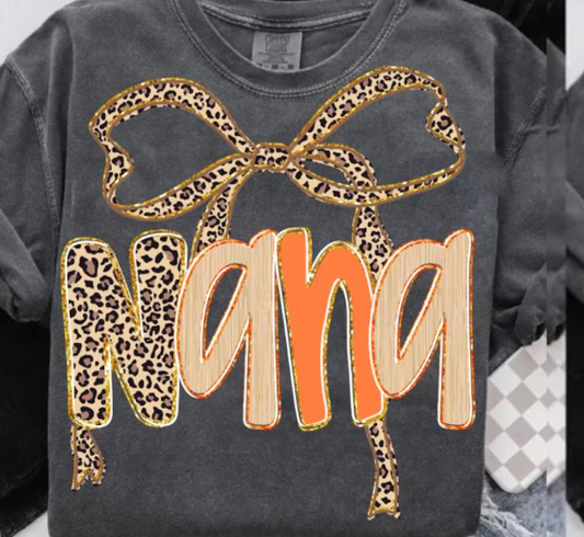 Preppy Leopard Coquette Fall Nana 00279