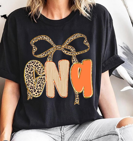 Preppy Leopard Coquette Fall CNA 00274