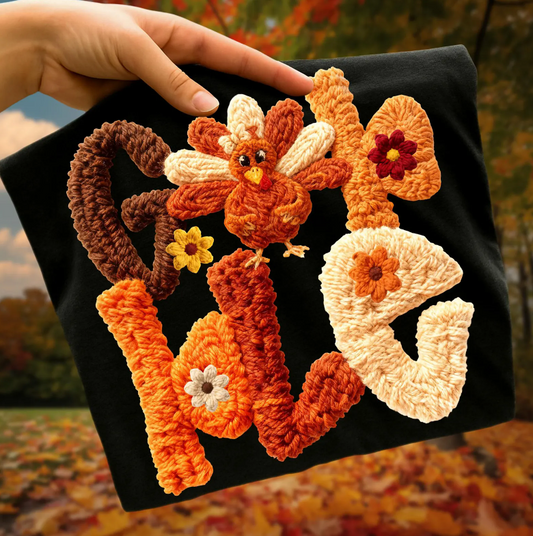 Faux Yarn Gobble Turkey 00196