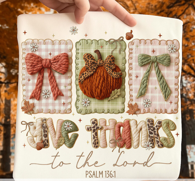 Faux Yarn Give Thanks Doodle Frames 00087