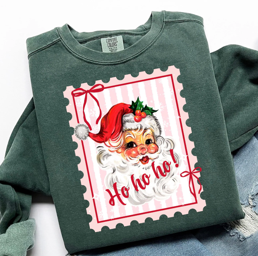 Santa Ho Ho Ho Stamp 07031