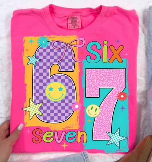 Retro Girly Six Seven 07028