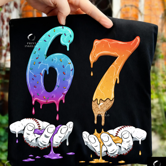 Baseball Drip Six Seven 07026