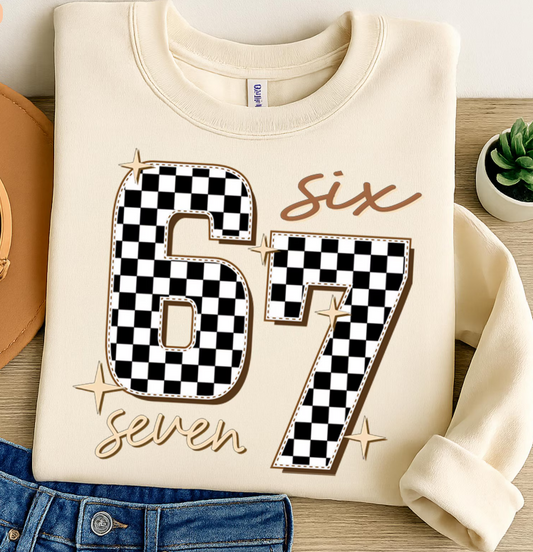 Checkered Six Seven 07027