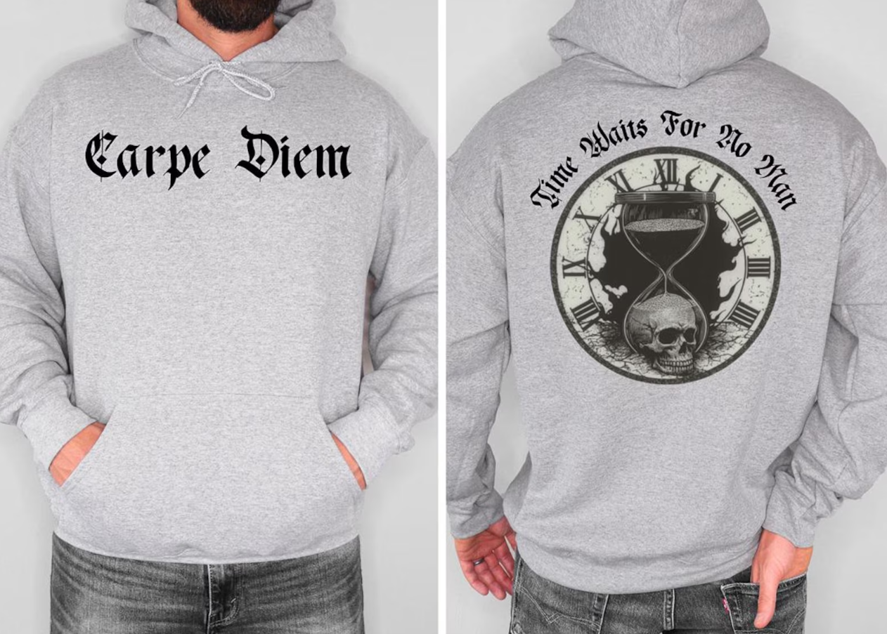 Carpe Diem Time Waits for No Man Black 07335