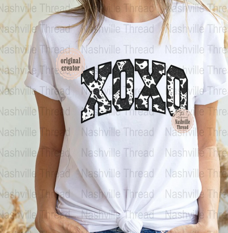Cow Print XOXO 07470