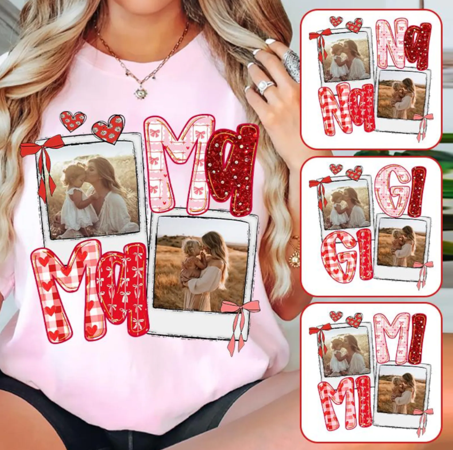 Valentine PHOTO Mama + Other Names and Custom (Choose Yours) 07640
