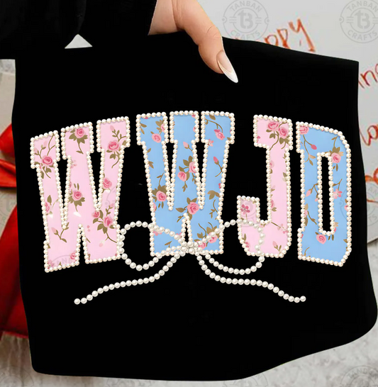 Floral Pearl Coquette WWJD 07303