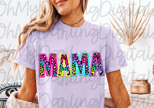 Neon Cheetah Leopard Mama 07899