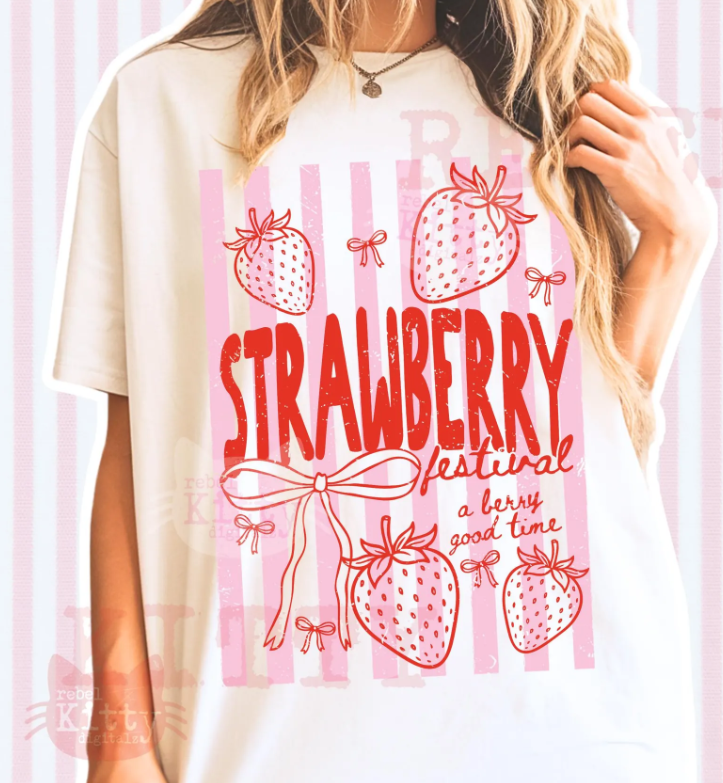 Strawberry Festival Stripes 08007