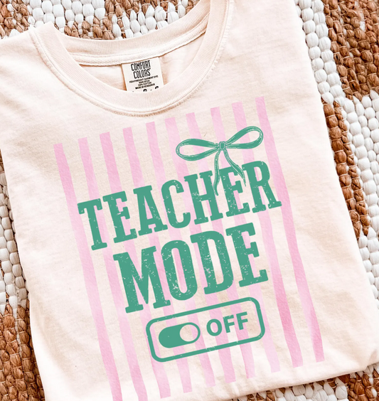 Teacher Mode Off Stripes 08091