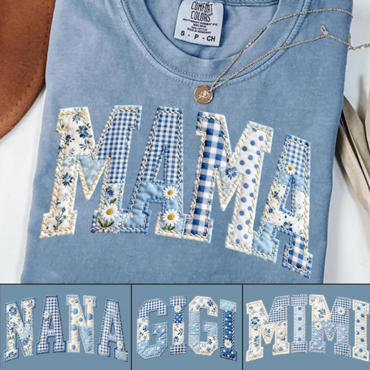 Blue Patchwork MIMI 08099