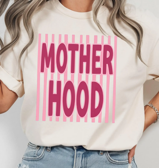 Mother Hood Stripes Pink 08113